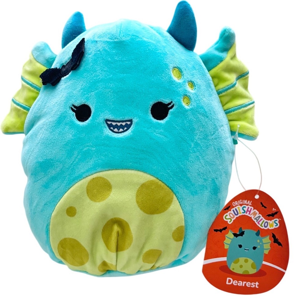 Squishmallows Dearest The Teal Swamp Monster 9" Halloween New With Tags - Picture 3 of 4